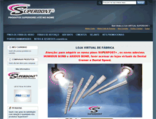 Tablet Screenshot of loja.superdont.com.br